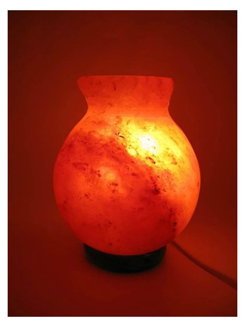 Соляная лампа Даршан SL-32 Ваза Гималайская соль d-12 h-17 см 8 ящ (25676) фото №2