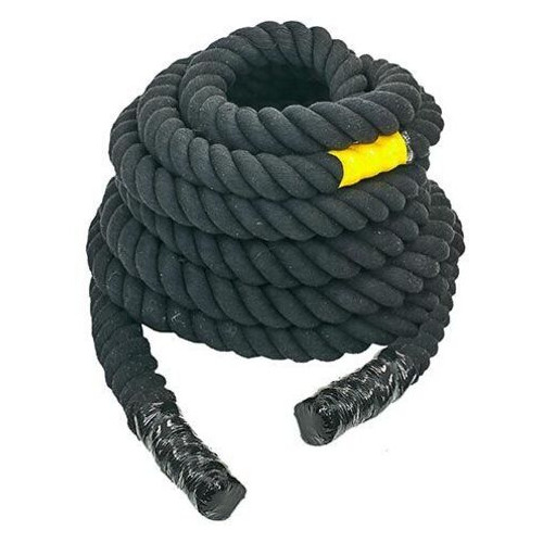 Канат для кросфіту Combat Battle Rope R-6228 12м Чорний (56429518) фото №1