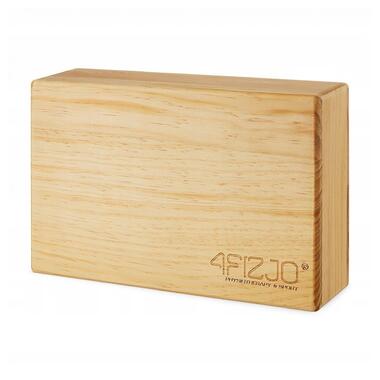 Блок для йоги 4FIZJO дерев'яний 22x14.5x7.2 см 4FJ0513
 фото №1