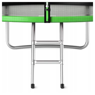 Батут с наружной сеткой 4FIZJO Classic 10FT 312 см Black/Green (P-5907739314130)  фото №7