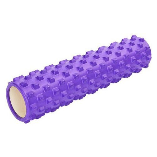 Роллер для йоги та пілатесу FDSO FI-6280 61см Фіолетовий (33508024) фото №1