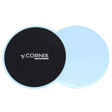 Диски-слайдери 4FIZJO Sliding Disc для ковзання (глайдингу) 2 шт XR-0179 Sky Blue  фото №1