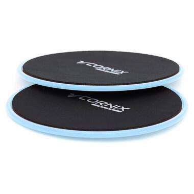 Диски-слайдери 4FIZJO Sliding Disc для ковзання (глайдингу) 2 шт XR-0179 Sky Blue  фото №2