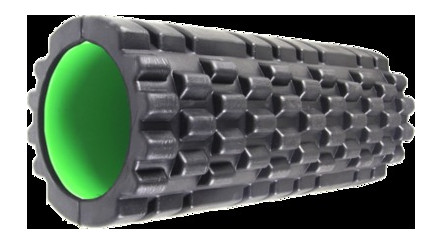 Ролер масажний Power System Fitness Foam Roller PS-4050 Black/Green фото №1