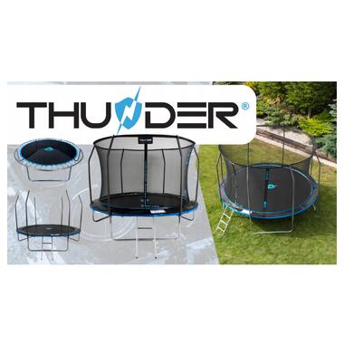 Батут с внутренней сеткой THUNDER Inside Elite 10FT 312 см Black/Blue  фото №6