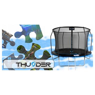 Батут с внутренней сеткой THUNDER Inside Elite 10FT 312 см Black/Blue  фото №7