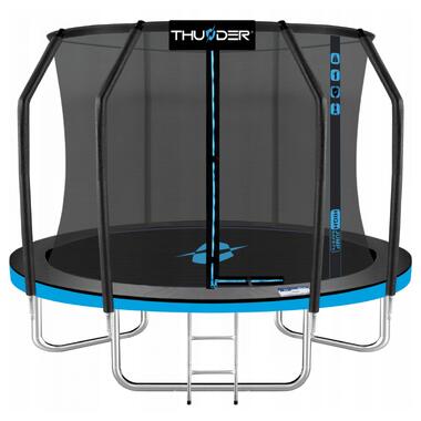 Батут с внутренней сеткой THUNDER Inside Elite 10FT 312 см Black/Blue  фото №1
