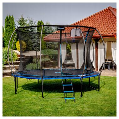 Батут с внутренней сеткой THUNDER Inside Ultra 8FT 255 см Black/Blue  фото №12