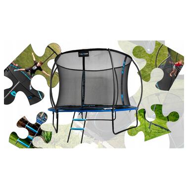 Батут с внутренней сеткой THUNDER Inside Ultra 8FT 255 см Black/Blue  фото №4