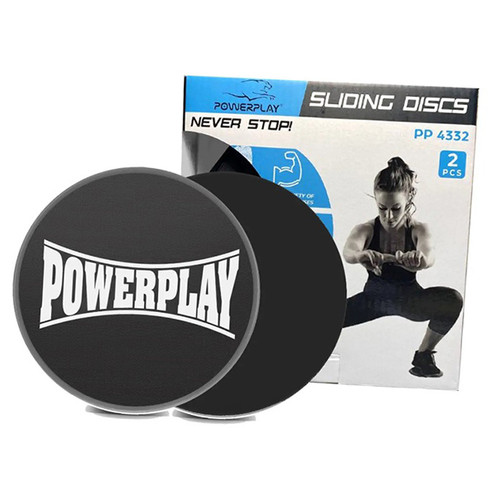 Диски для ковзання Power Play Sliding Disk 4332 Чорний (56228053) фото №1