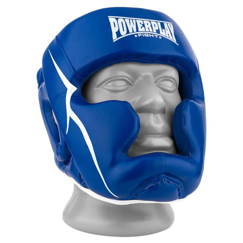 Боксерский шлем тренувальнийPowerPlay 3100 PU Синій XL фото №1