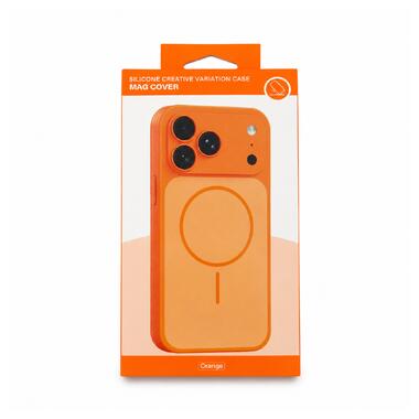 Чехол для смартфона Silicone Creative Variation Case MAG COVER Apple iPhone 16 Pro 4 Orange (MagCOViP16P-4) фото №1