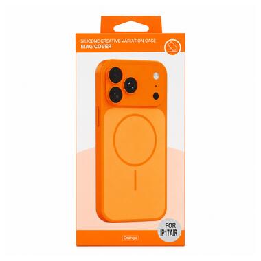 Чехол для смартфона Silicone Creative Variation Case MAG COVER Apple iPhone 17 Air 4 Orange (MagCOViP17A-4) фото №2