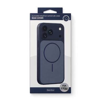 Чехол для смартфона Silicone Creative Variation Case MAG COVER Apple iPhone 17 Pro Max 2 Dark Blue (MagCOViP17PM-2) фото №2
