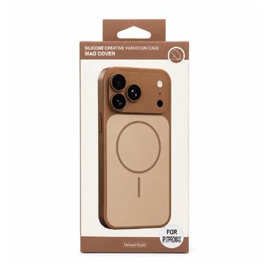 Чехол для смартфона Silicone Creative Variation Case MAG COVER Apple iPhone 17 Pro Max 3 Gold of the desert (MagCOViP17PM-3) фото №2