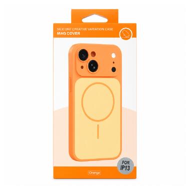 Чехол для смартфона Silicone Creative Variation Case MAG COVER Apple iPhone 13 4 Orange (MagCOViP13-4) фото №2