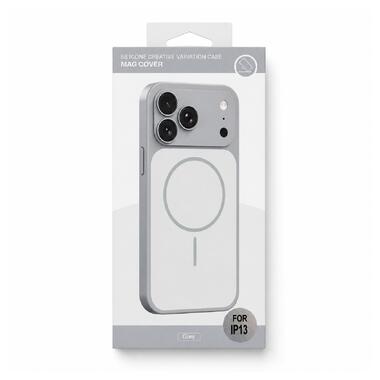 Чехол для смартфона Silicone Creative Variation Case MAG COVER Apple iPhone 13 5 Lavender Grey (MagCOViP13-5) фото №2