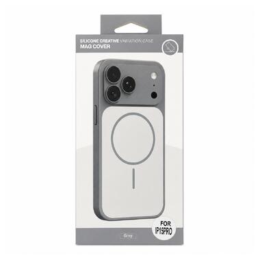 Чехол для смартфона Silicone Creative Variation Case MAG COVER Apple iPhone 15 Pro 5 Lavender Grey (MagCOViP15P-5) фото №2