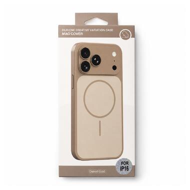 Чехол для смартфона Silicone Creative Variation Case MAG COVER Apple iPhone 16 3 Gold of the desert (MagCOViP16-3) фото №2