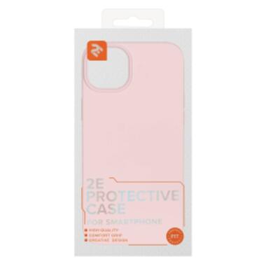 Чохол 2Е Basic Apple iPhone 14 Max Liquid Silicone Rose Pink (2E-IPH-14M-OCLS-RP) фото №3