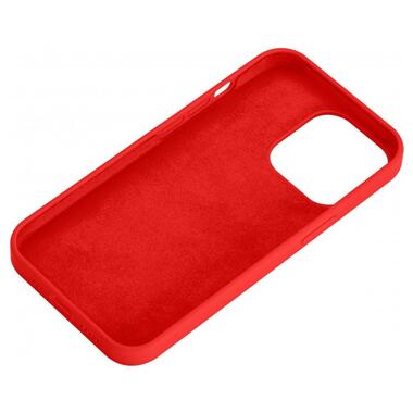 Чохол 2Е Basic Apple iPhone 14 Pro Liquid Silicone Red (2E-IPH-14PR-OCLS-RD) фото №2