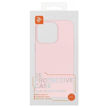 Чохол 2Е Basic Apple iPhone 14 Pro Liquid Silicone Rose Pink (2E-IPH-14PR-OCLS-RP) фото №3