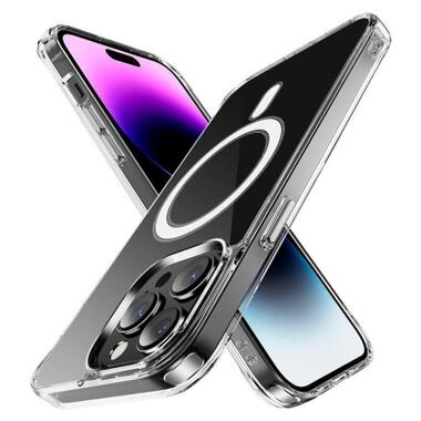 Чохол 2Е Basic Apple iPhone 15 Plus Transparent MagSafe Cover Clear (2E-IPH-15PRM-OCLS-CL) фото №1