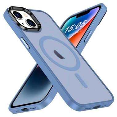 Чохол 2Е Basic Apple iPhone 15 Pro  Soft Touch MagSafe Cover Light Blue (2E-IPH-15PR-OCLS-LB) фото №1