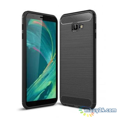 Чохол для мобільного телефону Samsung J4 Plus/J415 Carbon Fiber Black (LT-J415F) фото №1