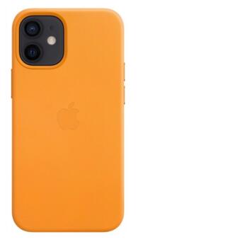 Чохол Leather Case для iPhone 12 mini with magsafe Orange фото №3