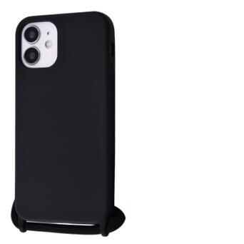 Чохол (Lanyard Case) для iPhone 12 Mini зі шнурком Black фото №2