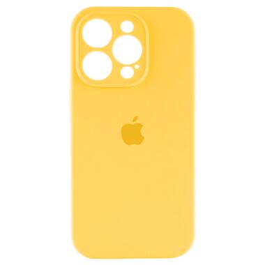 Силіконовий чохол Silicone Full Case AA Apple iPhone 15 Pro Max Sunny Yellow (FullAAi15PM-56) фото №1