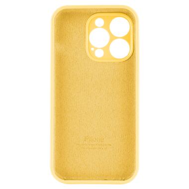 Силіконовий чохол Silicone Full Case AA Apple iPhone 15 Pro Max Sunny Yellow (FullAAi15PM-56) фото №3
