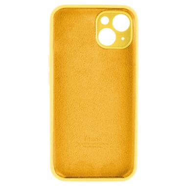 Силіконовий чохол Silicone Full Case AA Apple iPhone 15 Sunny Yellow (FullAAi15-56) фото №4