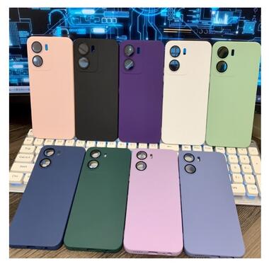 Модельний чохол для смартфона Cosmiс Soft Case Glass Cam Poco M5/M5 5G Purple (CoSoftPoM55GPurple) фото №1