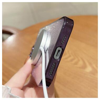 Чохол для смартфона з MagSafe Cosmic CD Shiny Magnetic Apple iPhone 14 Deep Purple (CDSHIiP14DeepPurple) фото №3