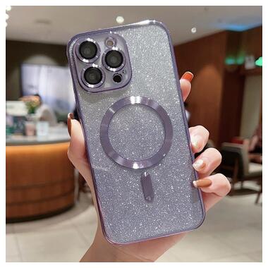 Чохол для смартфона з MagSafe Cosmic CD Shiny Magnetic Apple iPhone 14 Pro Purple (CDSHIiP14PPurple) фото №1