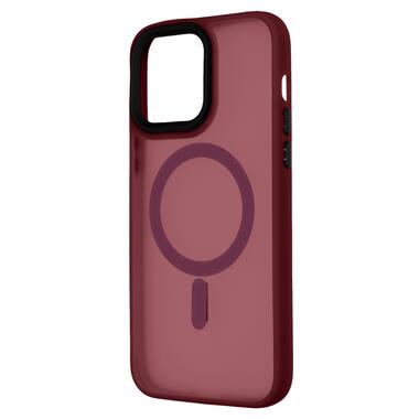 Чохол для смартфона с MagSafe Cosmic Magnetic Apple iPhone 15 Pro Max Red (MagColor15ProMaxRed) фото №1