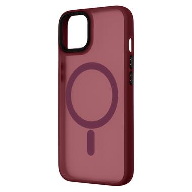 Чохол для смартфона с MagSafe Cosmic Magnetic Apple iPhone 15 Red (MagColor15Red) фото №1