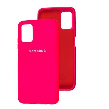 Чохол-накладка Silicone Case Full для Samsung A03 (A035) (Pink Hot) фото №1