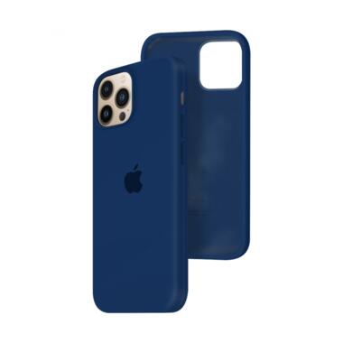 Чохол-накладка Silicone Case Full для iPhone 13 Pro Max (Deep navy) фото №1