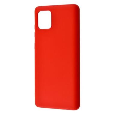 Чохол-накладка Soft Silicone Case для Samsung Note 10 Lite (Red) фото №1