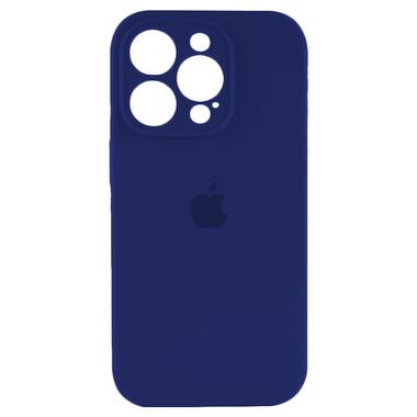 Силіконовий чохол Silicone Full Case AA Camera Protect Apple iPhone 13 Pro Navy Blue (FullAAi13P-39) фото №1