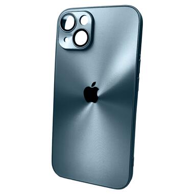 Скляний чохол OG Acrylic Glass Apple iPhone 12 Deep Blue (OGGRAFrameiP12DBlue) фото №1
