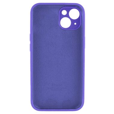 Силіконовий чохол Silicone Full Case AA Apple iPhone 15 Dark Purple (FullAAi15-22) фото №4