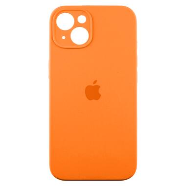 Силіконовий чохол Silicone Full Case AA Apple iPhone 15 Orange (FullAAi15-52) фото №1