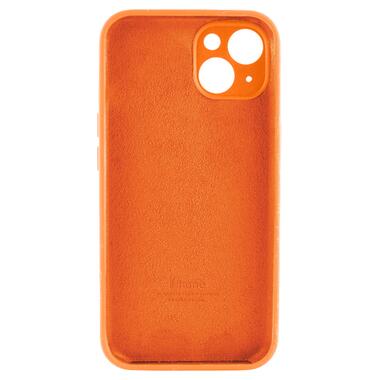 Силіконовий чохол Silicone Full Case AA Apple iPhone 15 Orange (FullAAi15-52) фото №4