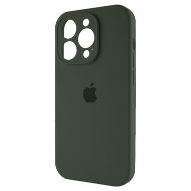 Силіконовий чохол Silicone Full Case AA Apple iPhone 15 Pro Atrovirens (FullAAi15P-40) фото №3
