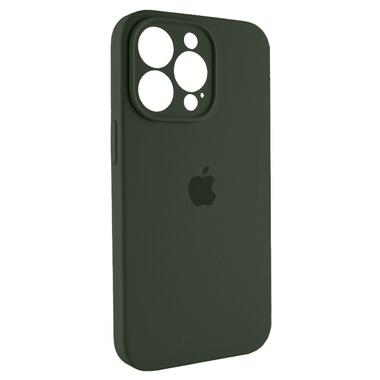 Силіконовий чохол Silicone Full Case AA Apple iPhone 15 Pro Atrovirens (FullAAi15P-40) фото №2