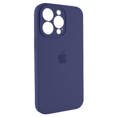 Силіконовий чохол Silicone Full Case AA Apple iPhone 15 Pro Dark Blue (FullAAi15P-7) фото №2